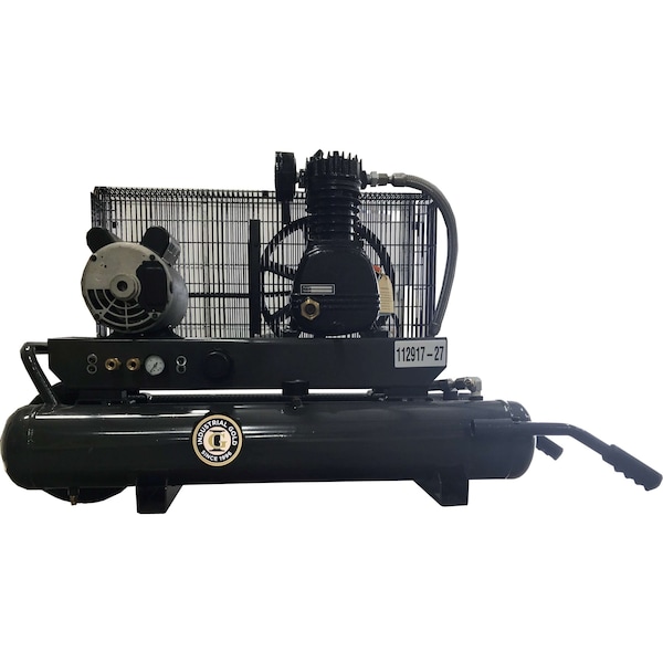 Industrial Gold 2Hp, 110V, 60Hz, 10 Gallon, Wheel Barrow Style, Portable Air Comp. P21H10 - main
